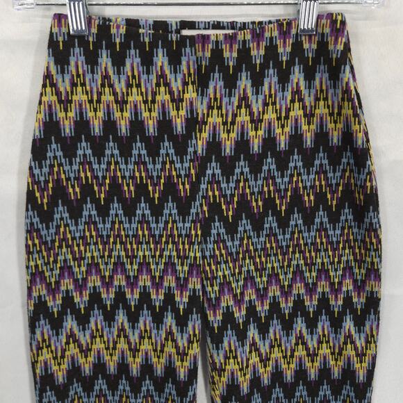 Urban Outfitters Pants Womens XS Multicolor Geometric Boho Bootcut Knit Pull On - Picture 2 of 12